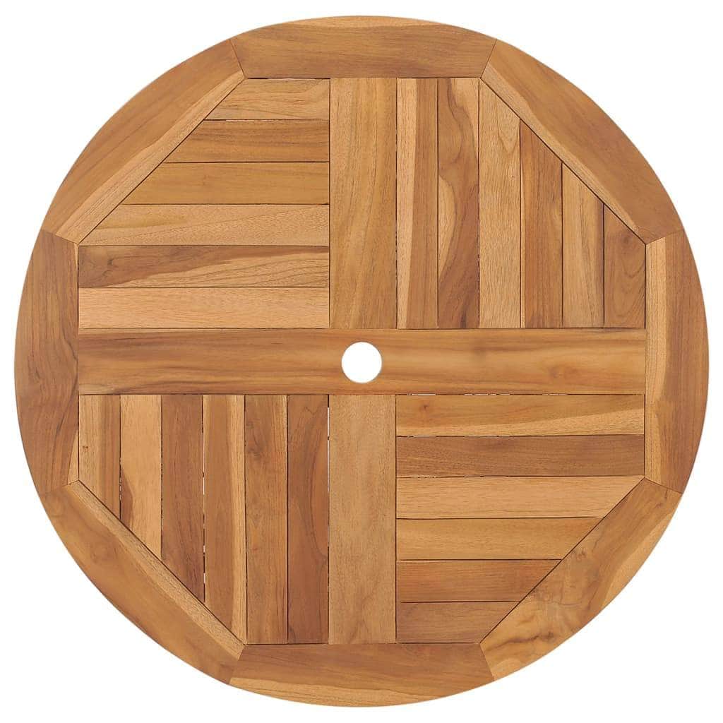 Folding Garden Table, Solid Teak Wood - Simple deals