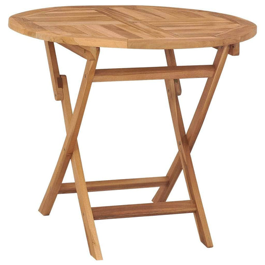 Folding Garden Table, Solid Teak Wood - Simple deals