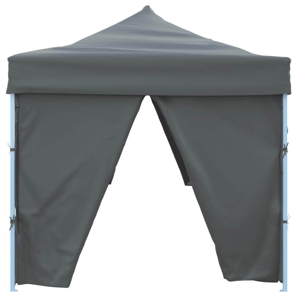 Folding Pop - up Party Tent with 8 Sidewalls Anthracite - Simple deals