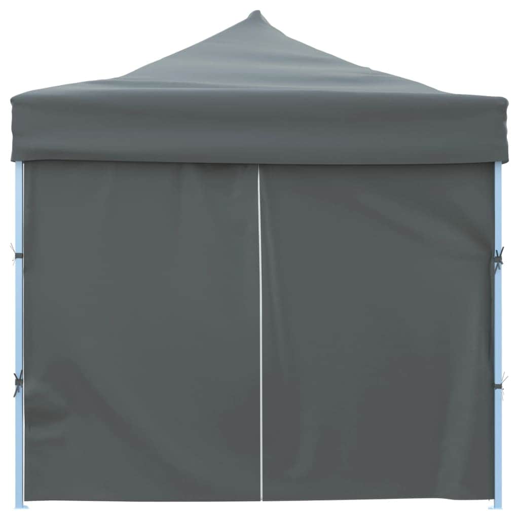 Folding Pop - up Party Tent with 8 Sidewalls Anthracite - Simple deals