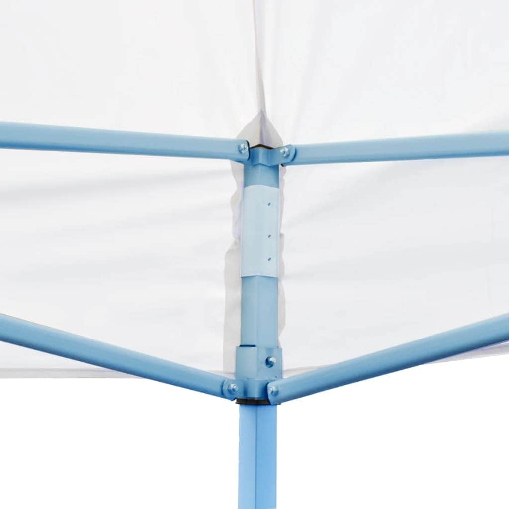 Folding Pop-up Partytent with Sidewalls Steel White