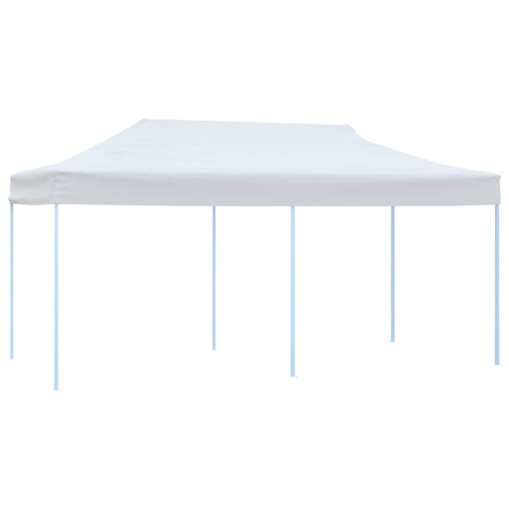 Folding Pop-up Partytent with Sidewalls Steel White
