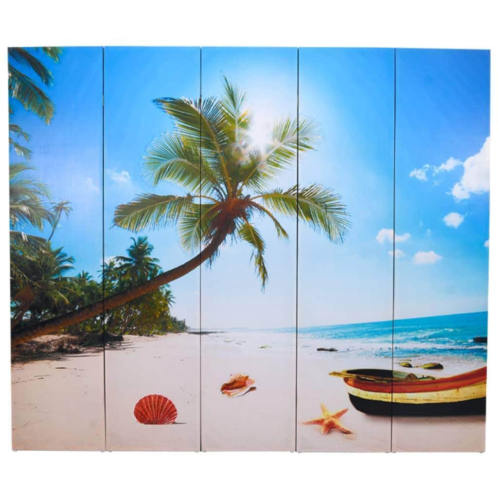 Folding Roo Divider Print (Beach)