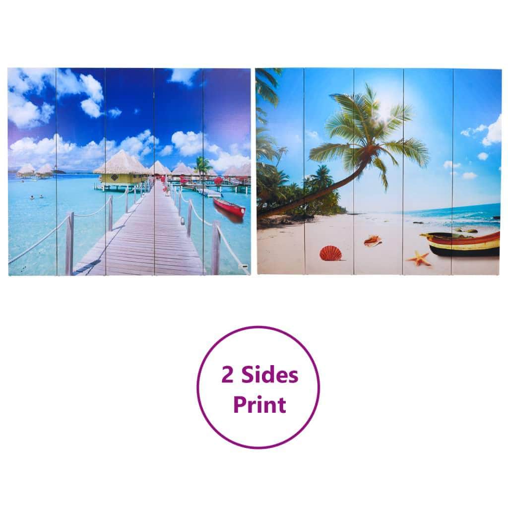 Folding Roo Divider Print (Beach)