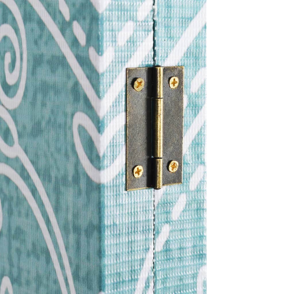 Folding Room Divider  Butterfly Blue