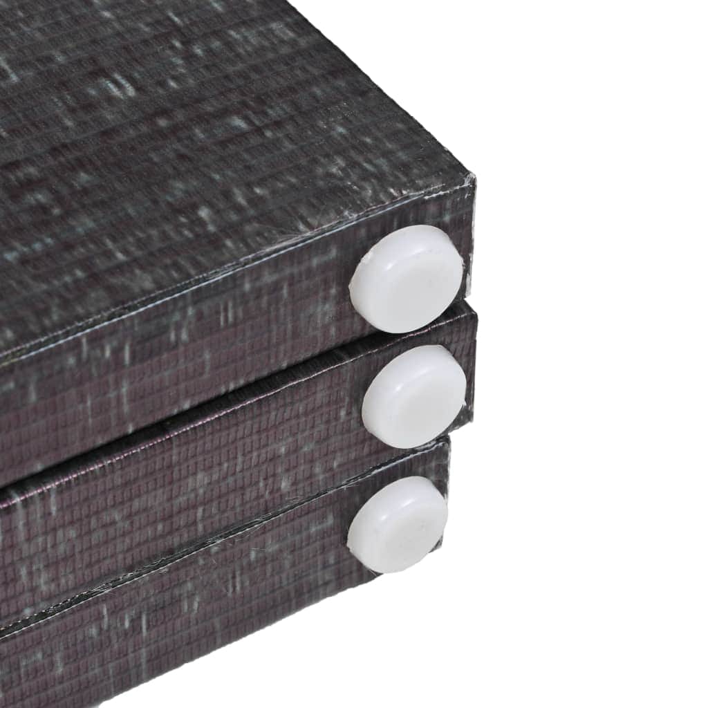 Folding Room Divider Feathers Black, White