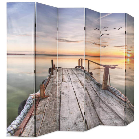 Folding Room Divider Lake