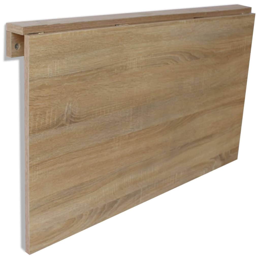 Folding Wall Table Oak