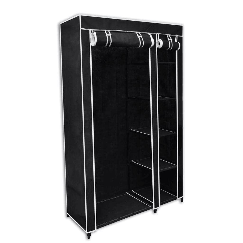 Folding Wardrobe Black