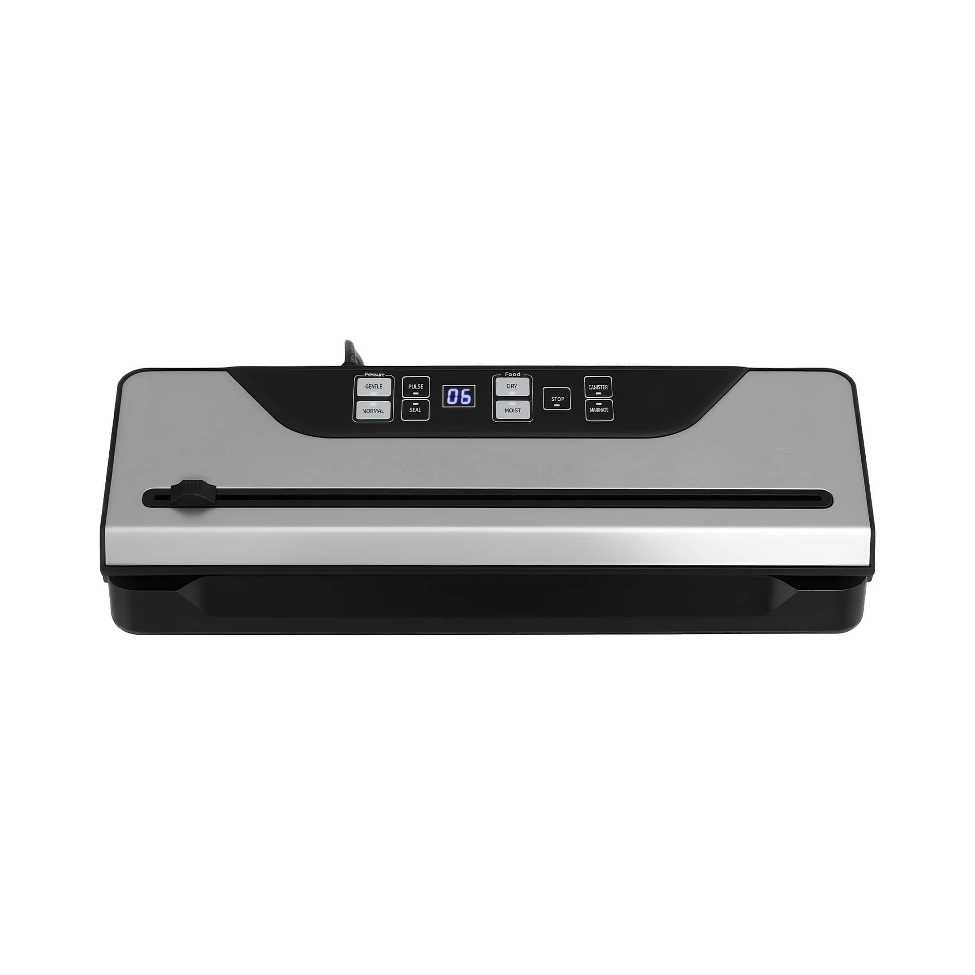 Food Vacuum Sealer Machine 110W 70Kpa 9 Modes Marinate LED Touch
