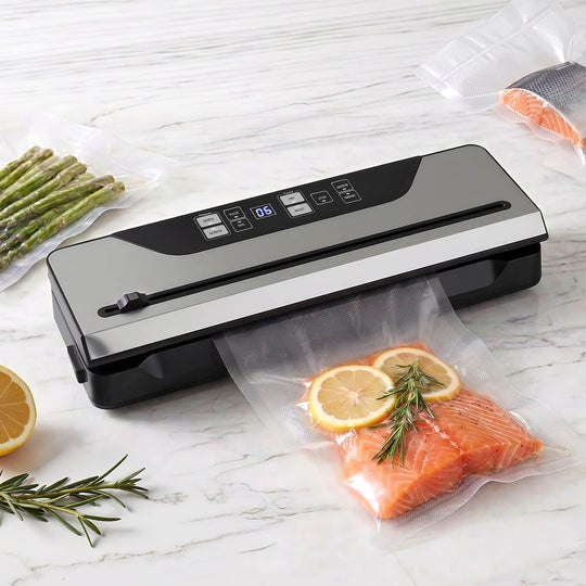 Food Vacuum Sealer: 110W 70Kpa 9 Modes Marinate LED Touch