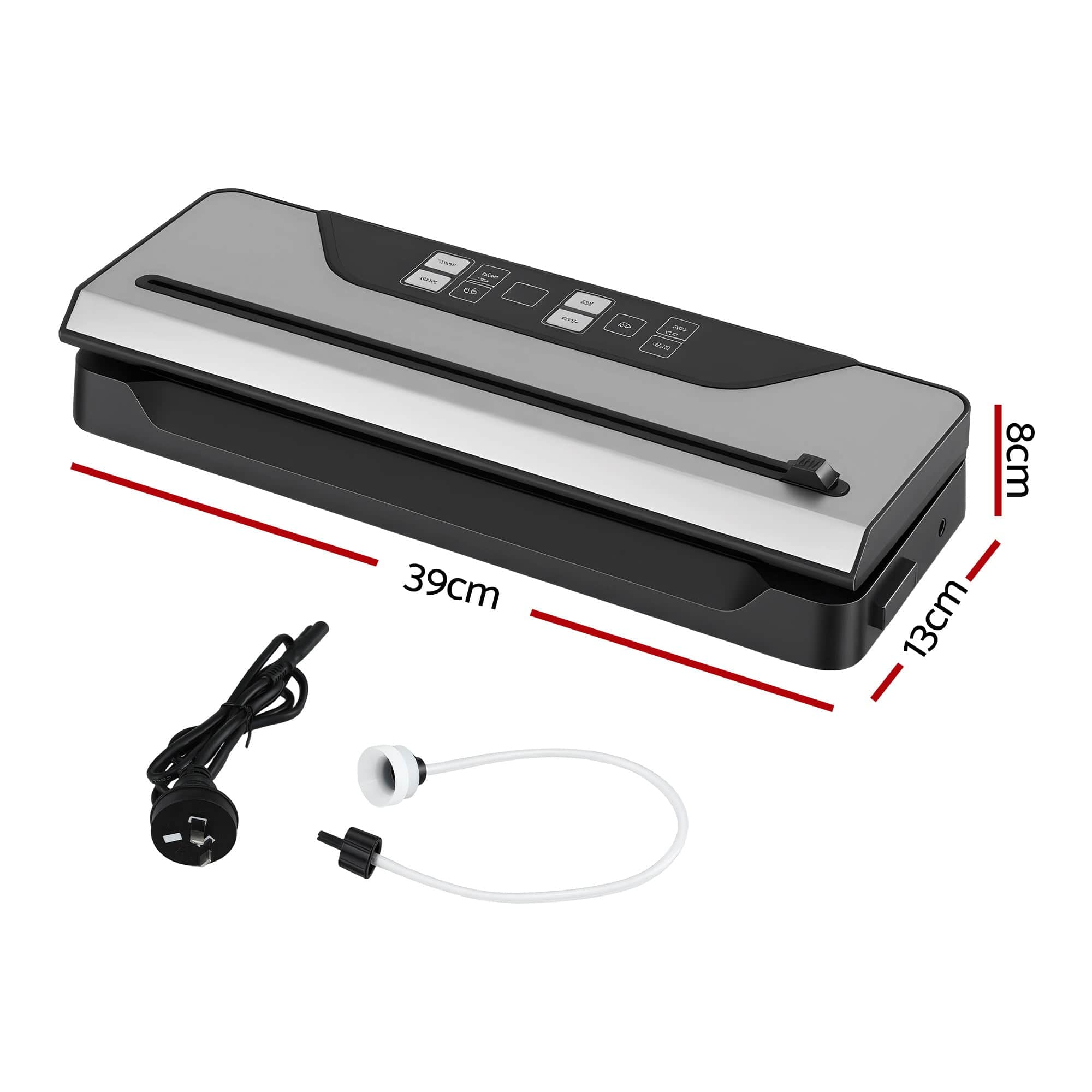 Food Vacuum Sealer Machine 110W 70Kpa 9 Modes Marinate LED Touch
