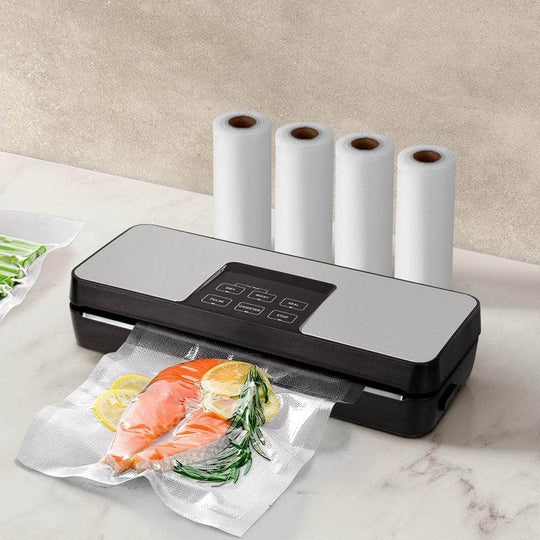 Food Vacuum Sealer Machine Auto Seal Cutter 5 Modes Storage Bags 4 Rolls, Food Storage - photo 7