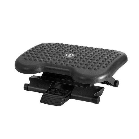 Foot Rest Stool Office Under Desk Angle Adjustable Footrest Massage Black