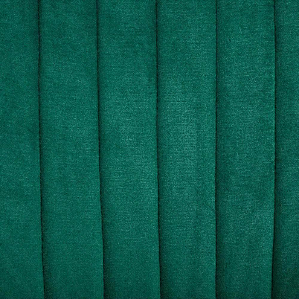 Forever Set Of 2 Blue/Green Velvet Dining Chairs – Gold Metal Legs