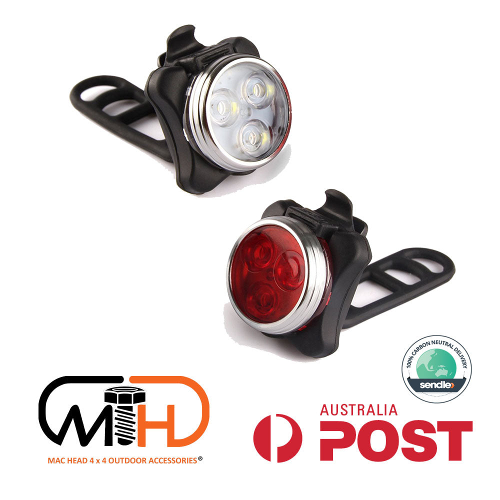 Waterproof Usb Rechargeable Bicycle Bike Lights