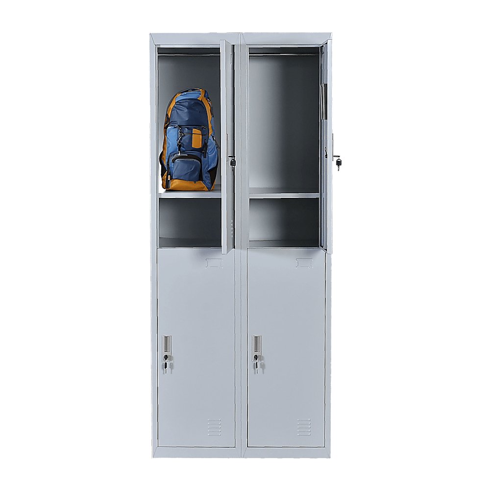 Four-Door Office Gym Shed Storage Locker