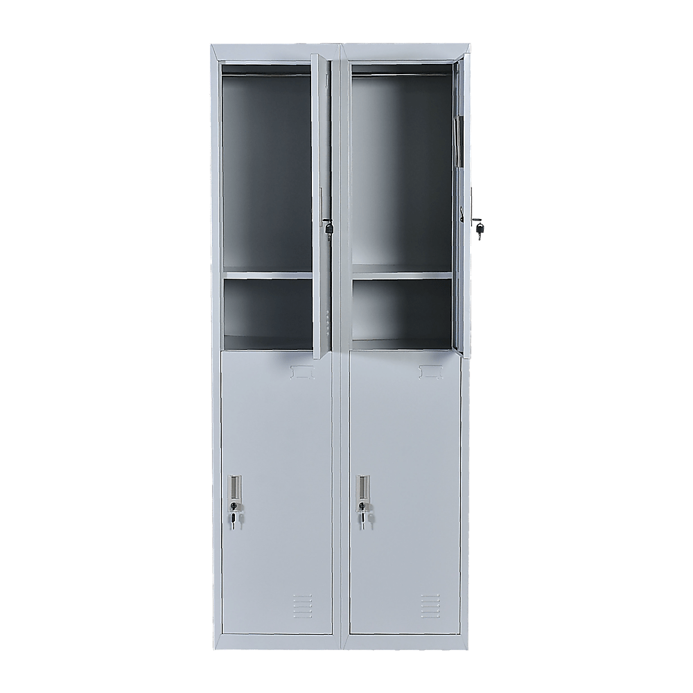 Four-Door Office Gym Shed Storage Locker