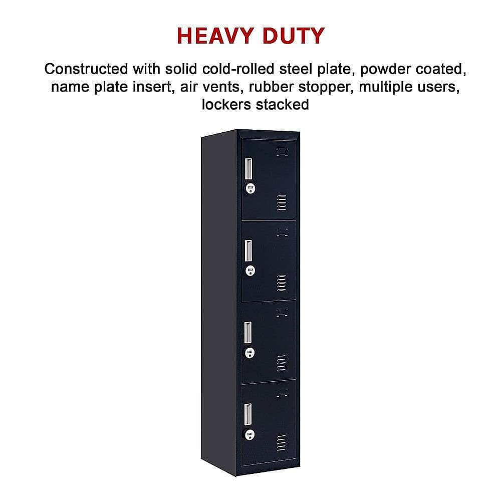 Four-Section Vertical Wardrobe Efficient Storage Solution