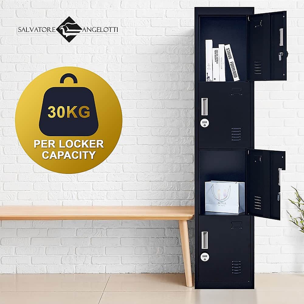 Four-Section Vertical Wardrobe Efficient Storage Solution