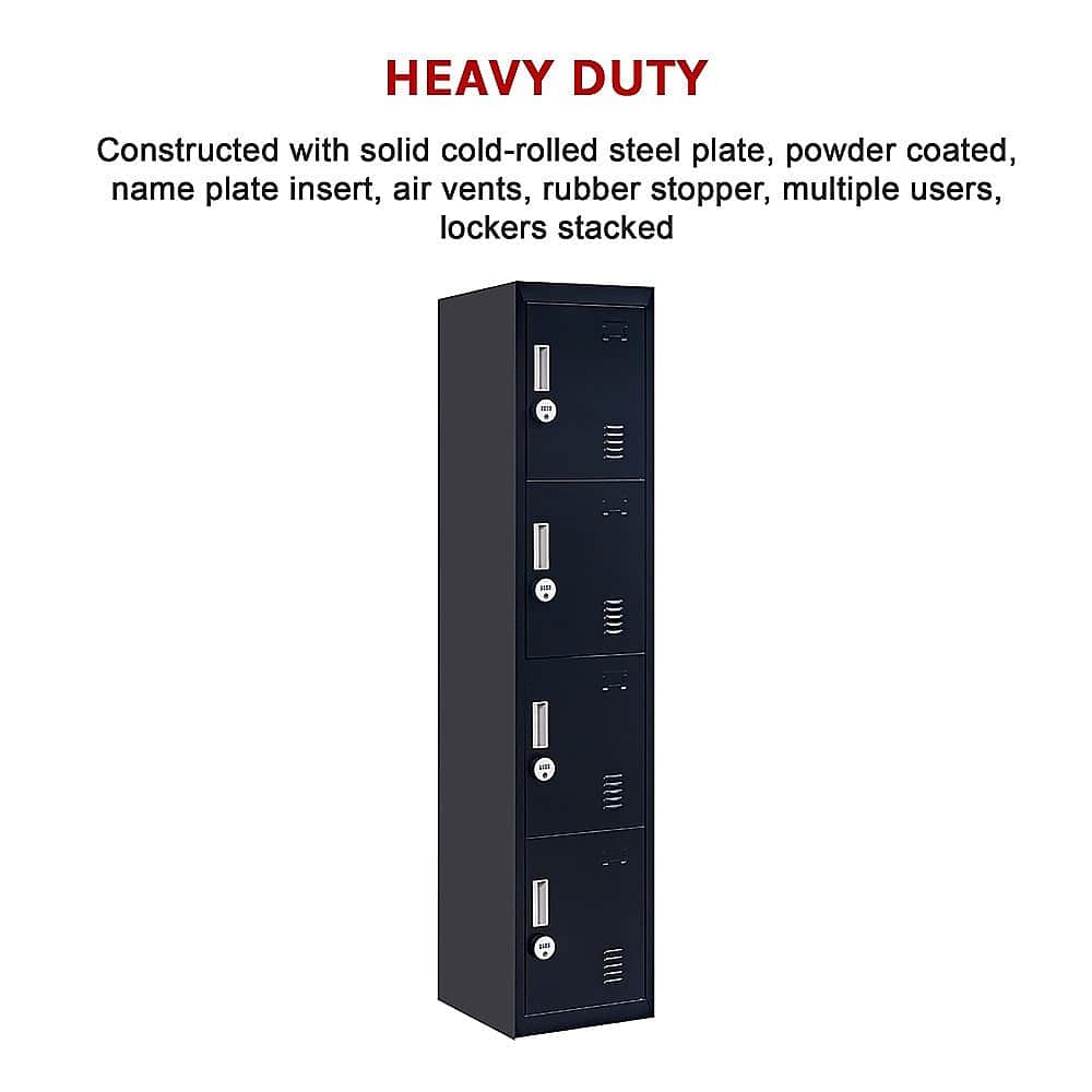 Four-Section Vertical Wardrobe Efficient Storage Solution