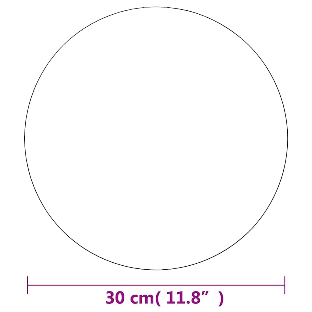 Frameless Mirror Round 30 cm Glass - Simple deals