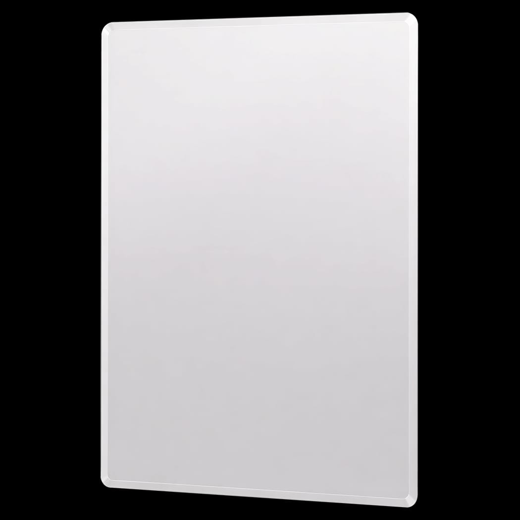 Frameless Wall Mirror Tempered Glass 60x45cm | Simpledeals
