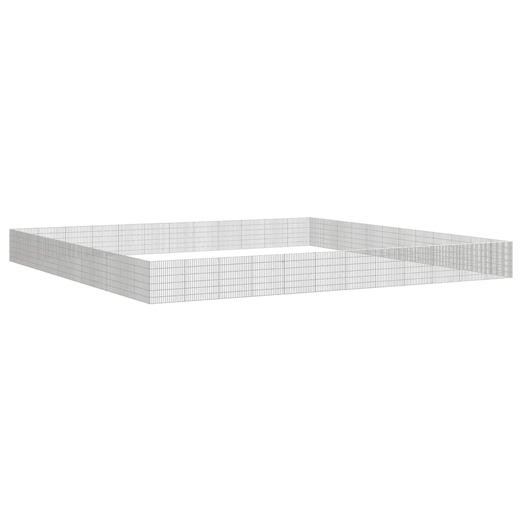 Free Range Animal Enclosure 48-Panel Galvanised
