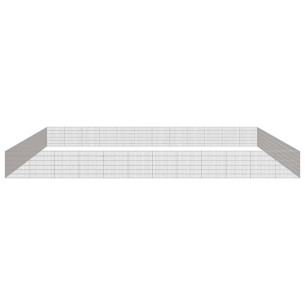Free Range Animal Enclosure 48-Panel Galvanised