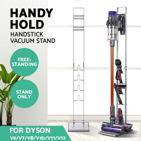 Freestanding Dyson Vacuum Cleaner Stand For V6 7 8 10 11 Silver