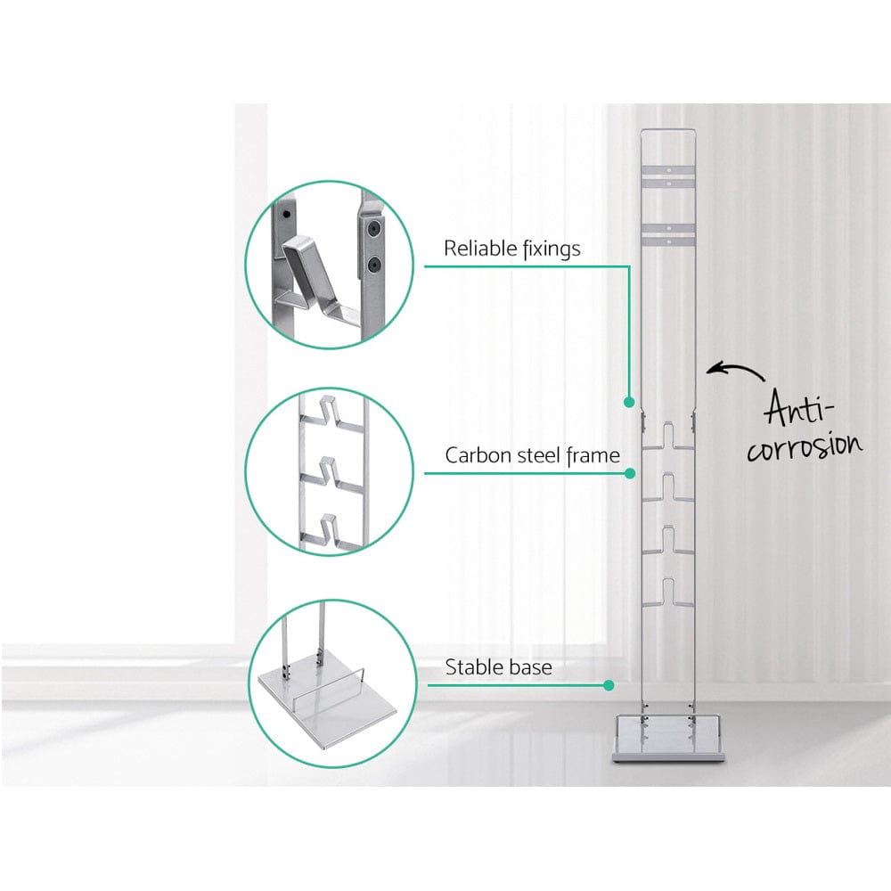 Freestanding Dyson Vacuum Stand Rack Holder Cordless Handheld Cleaner V6 7 8 V10 V11 Silver