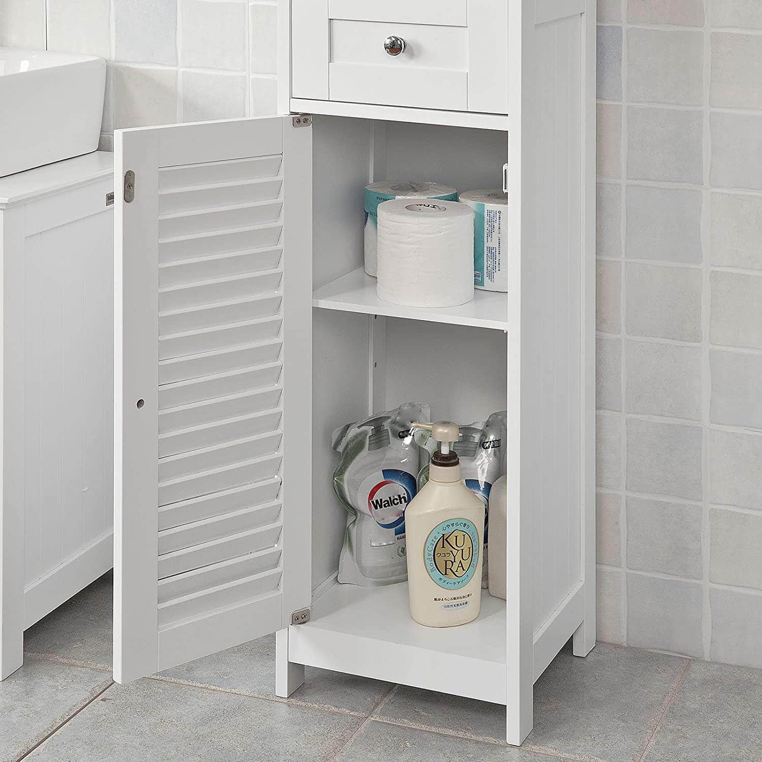 Freestanding Tall Bathroom Cabinet