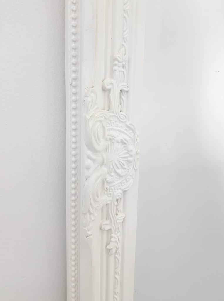 French Provincial Ornate Mirror - White - Small 80cm x 110cm