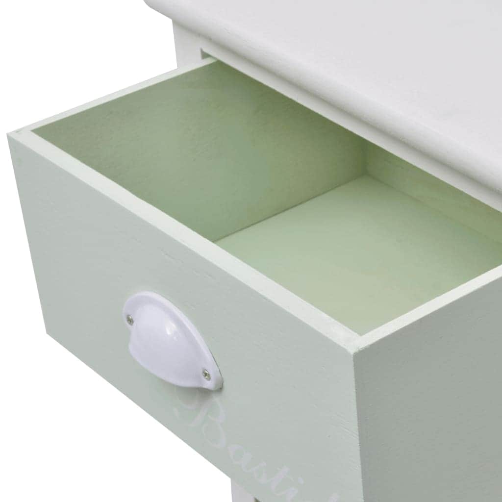 French Storage Cabinet 3 Drawers Wood