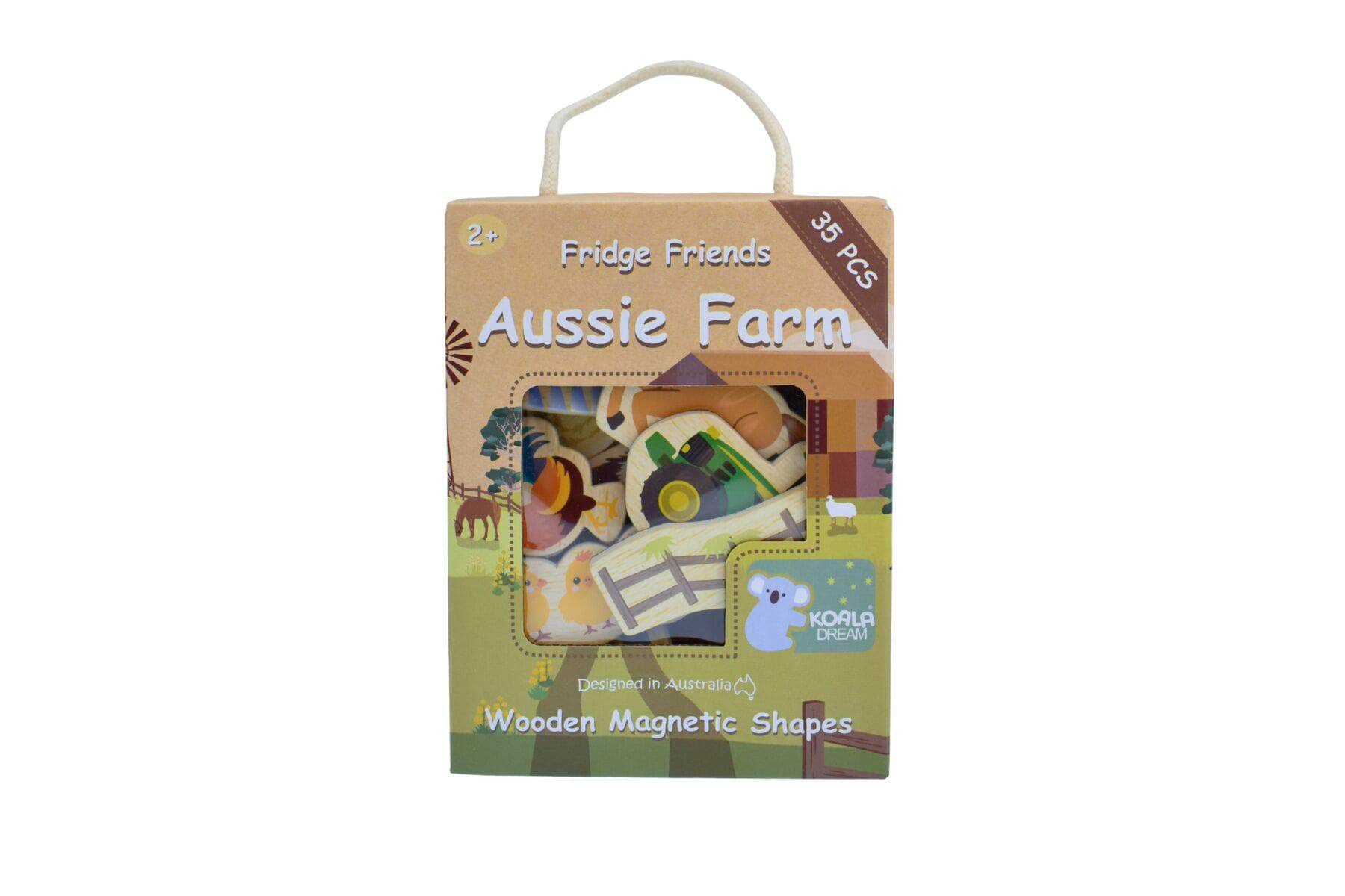 Fridge friends aussie farm magnets 35pcs