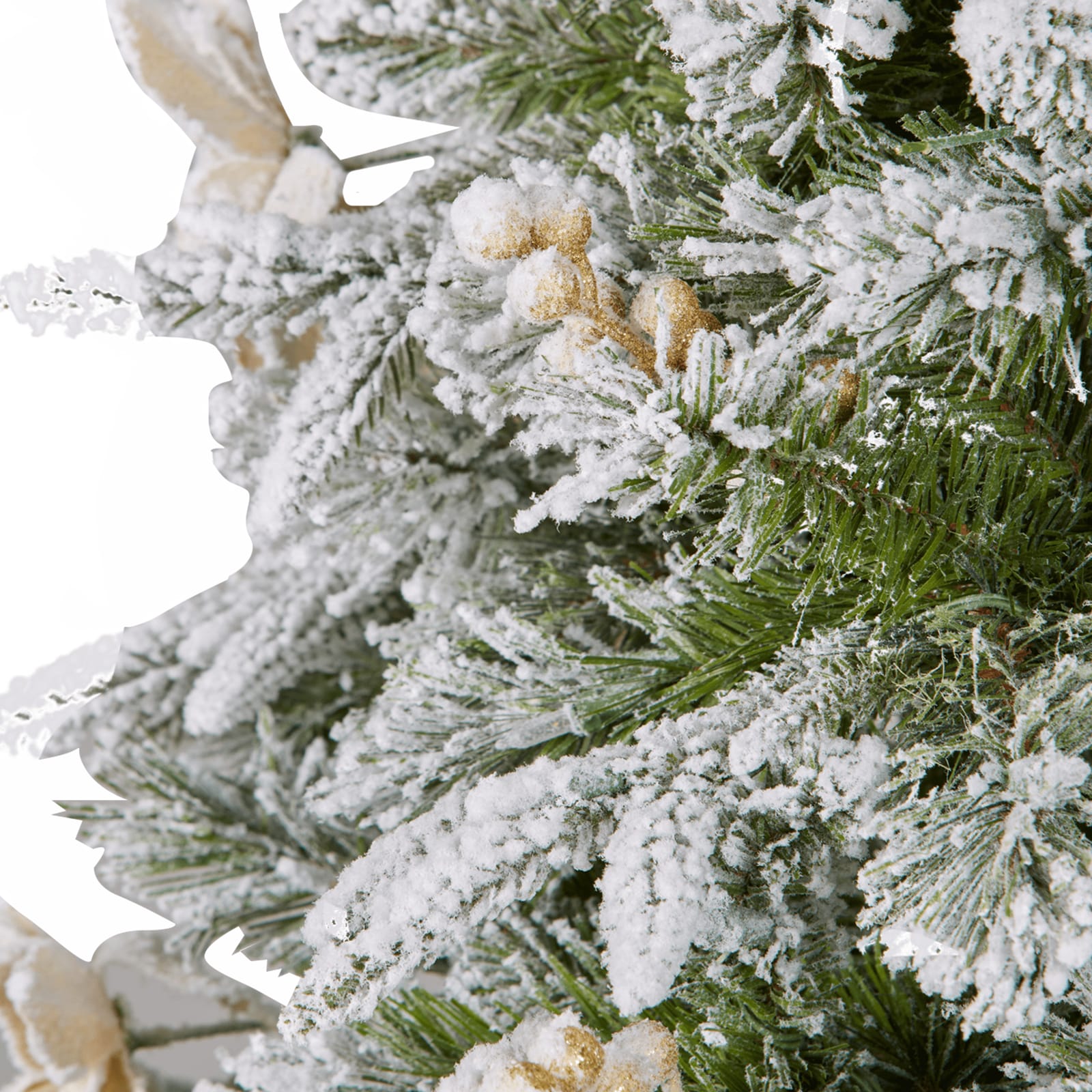 Frosted Colonial Christmas Garland - 274cm with 274Cm