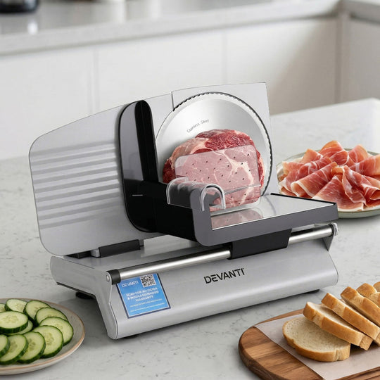 Meat Slicer 200W Stainless Steel Blade - Devanti