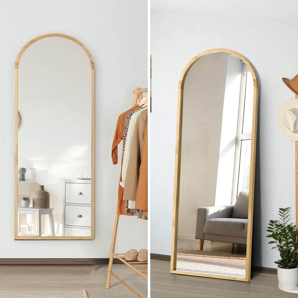 Full Length Mirror Arched Wooden
