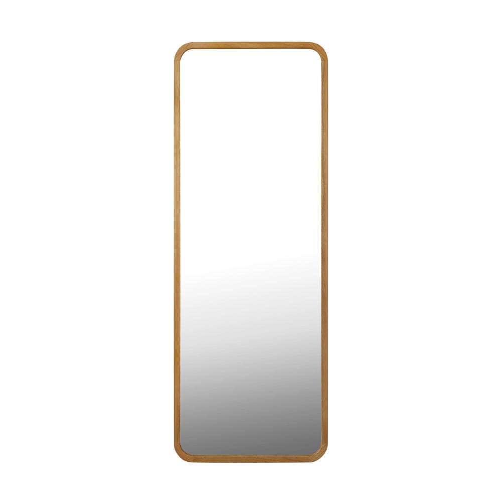 Full Length Mirror Rectangle Free Standing Black/Natural/Gold with Full Length Mirror - photo 17