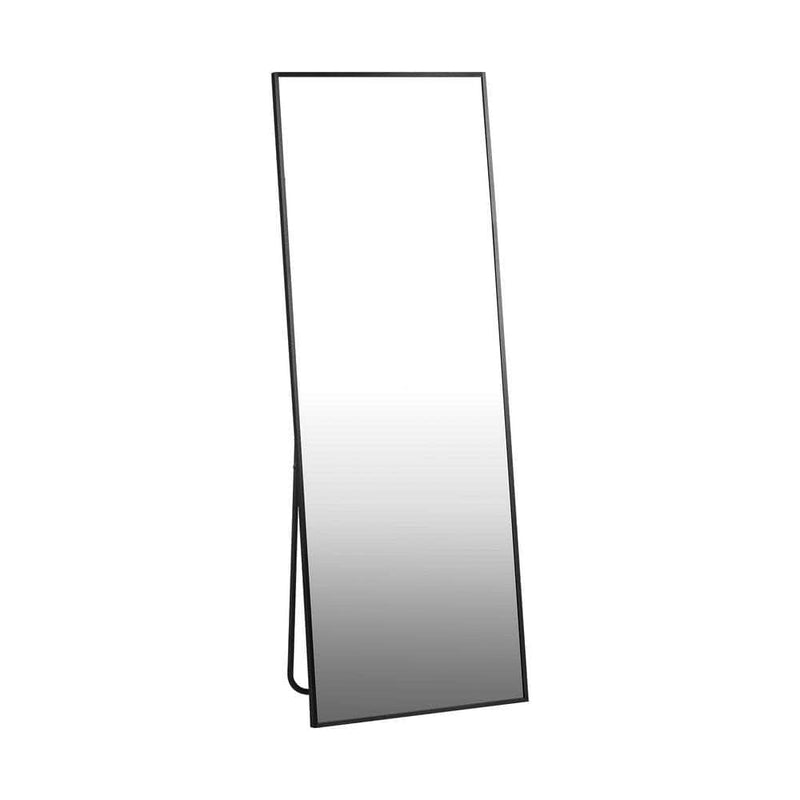 Full Length Mirror Rectangle Free Standing Black/Natural/Gold - Black colour - photo 21