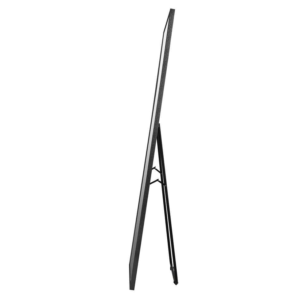 Black colour - Full Length Mirror Rectangle Free Standing Black/Natural/Gold - photo 24