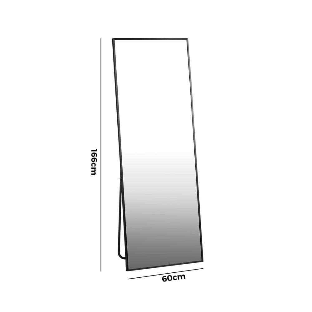 Full Length Mirror Rectangle Free Standing Black/Natural/Gold | Full Length Mirror - photo 26