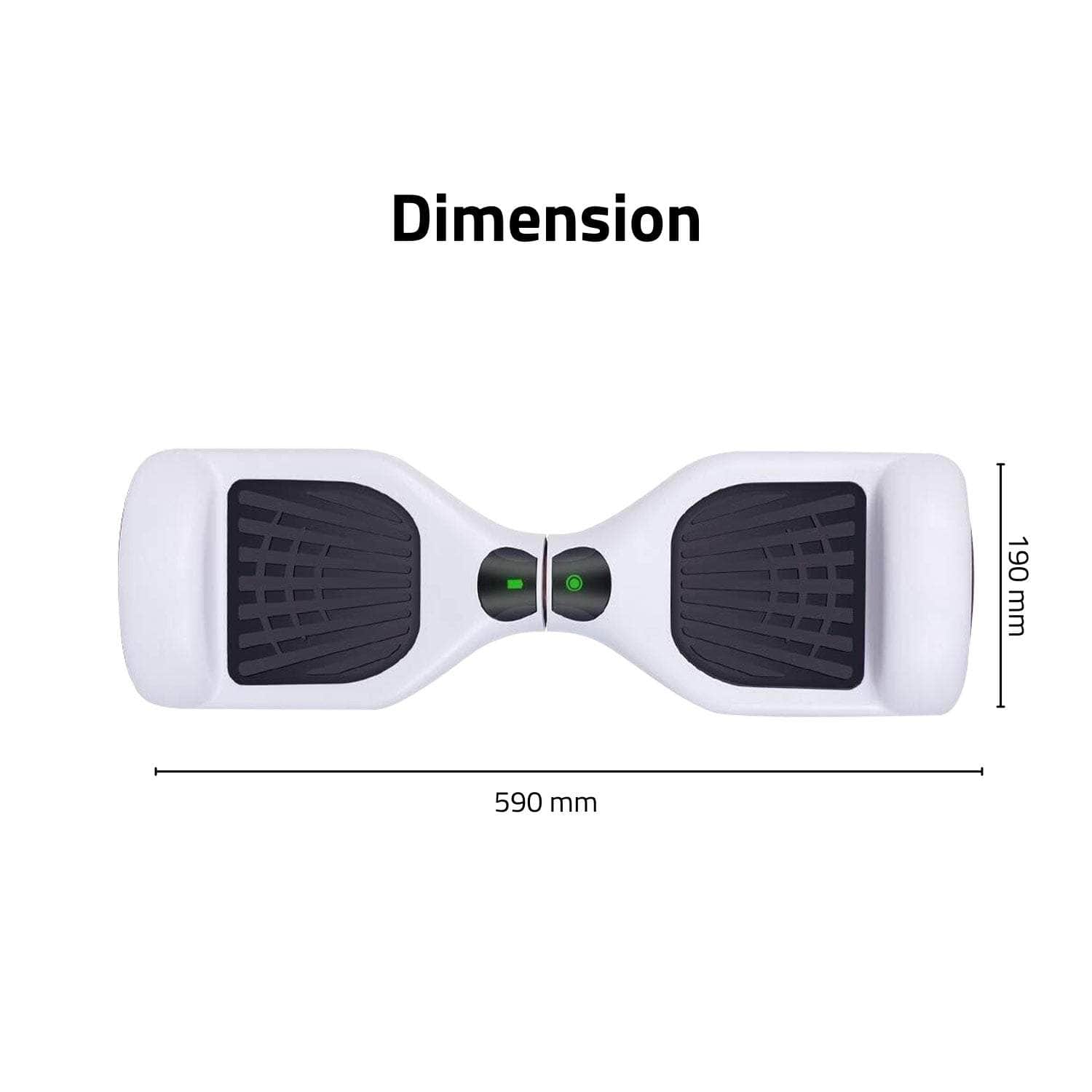 Funado Smart-S Rg1 Hoverboard White Fnd-Hb-101-Qk