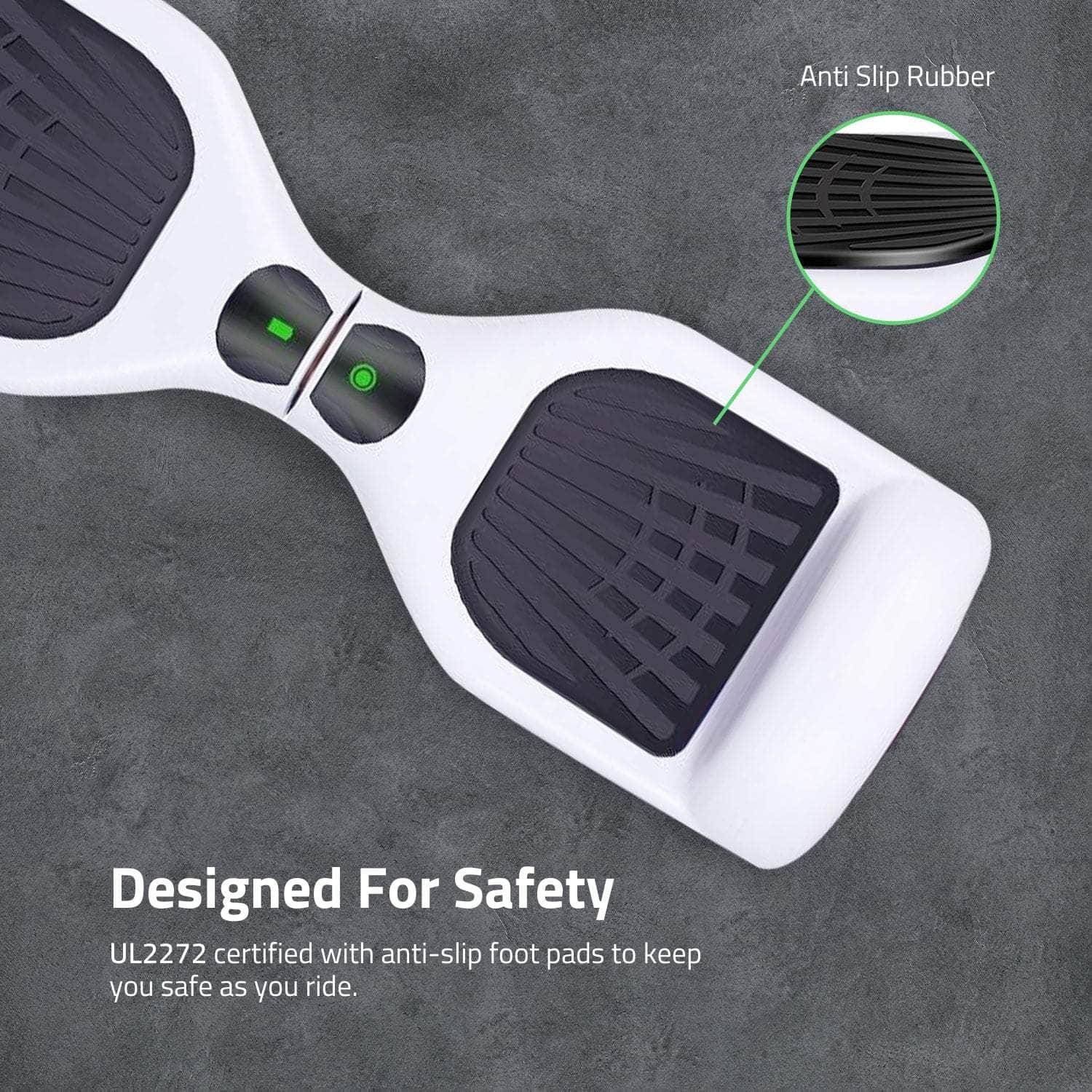 Funado Smart-S Rg1 Hoverboard White Fnd-Hb-101-Qk