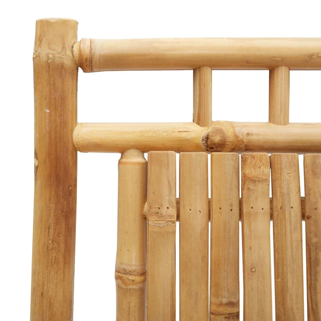 Functional 3 Piece Bistro Set Bamboo Outdoor Retreat Patio Relax