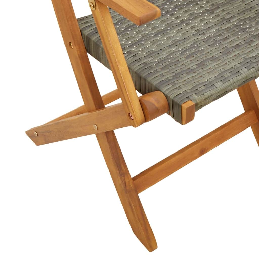 Functional 3 Piece Bistro Set Grey Garden Gathering Urban Style