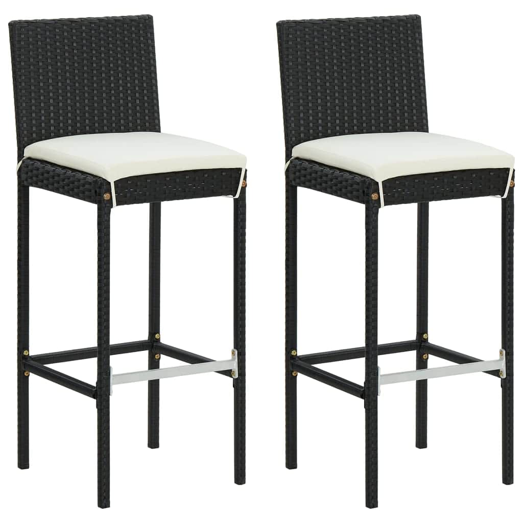 Functional 3 Piece Garden Bar Set Indoor Outdoor Use Urban Style