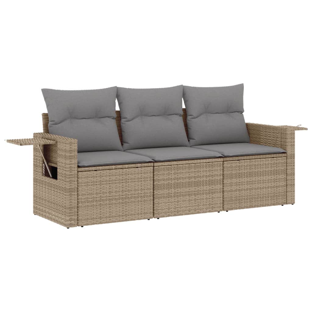 Functional 3 Piece Garden Sofa Set Home Decor Accent Urban Style