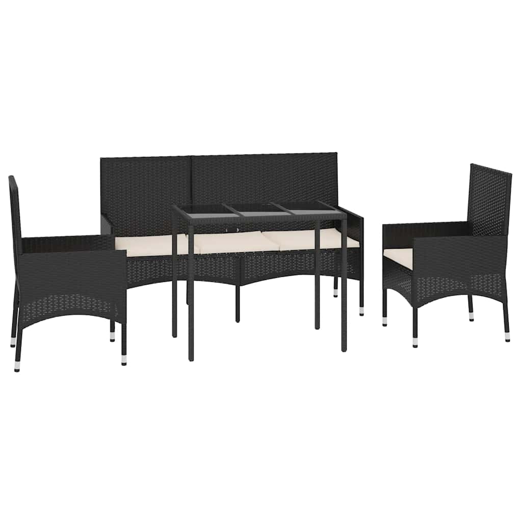 Functional 4 Piece Garden Lounge Set Lounge Area Garden Leisure