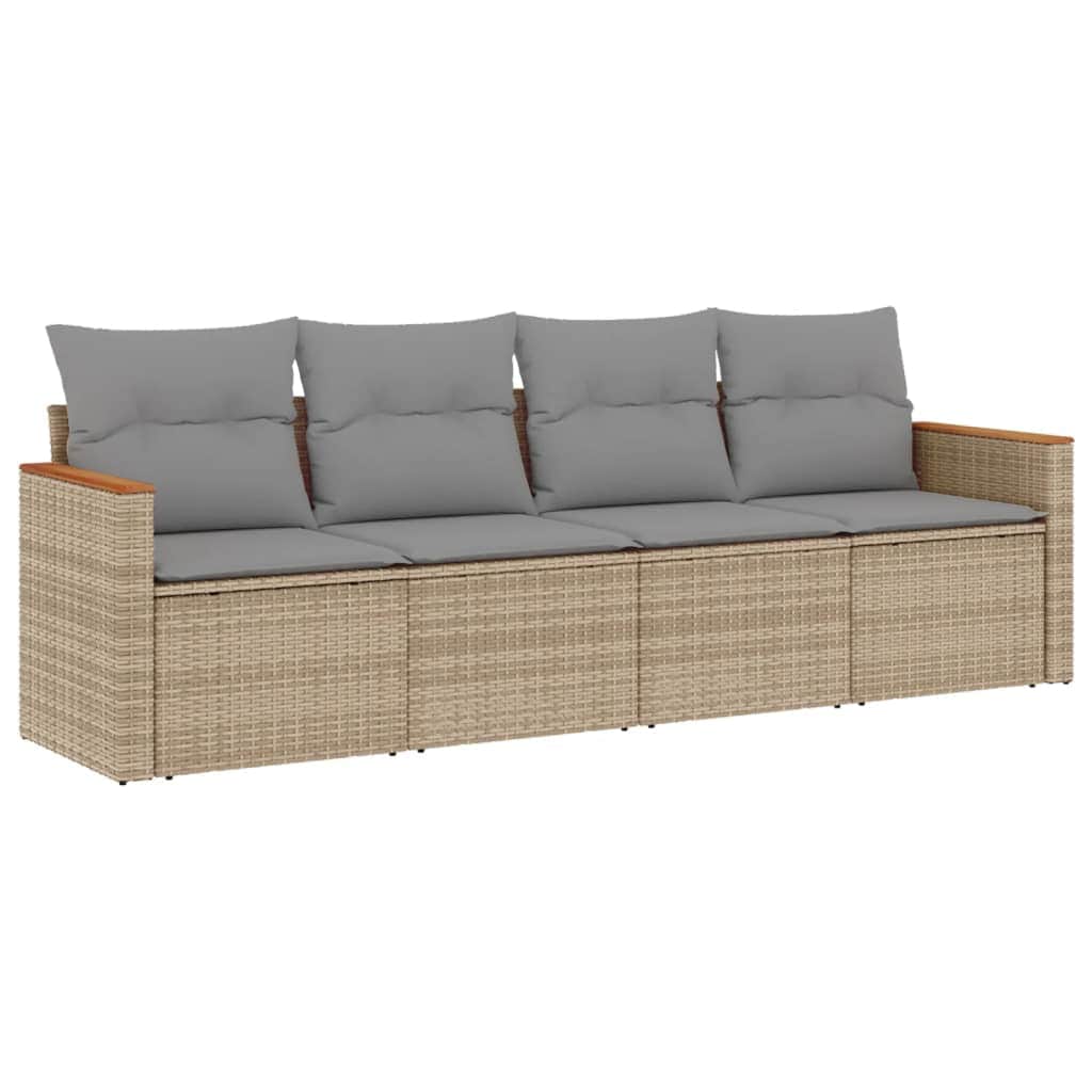 Functional 4 Piece Garden Sofa Set Living Space Upgrade Urban Style